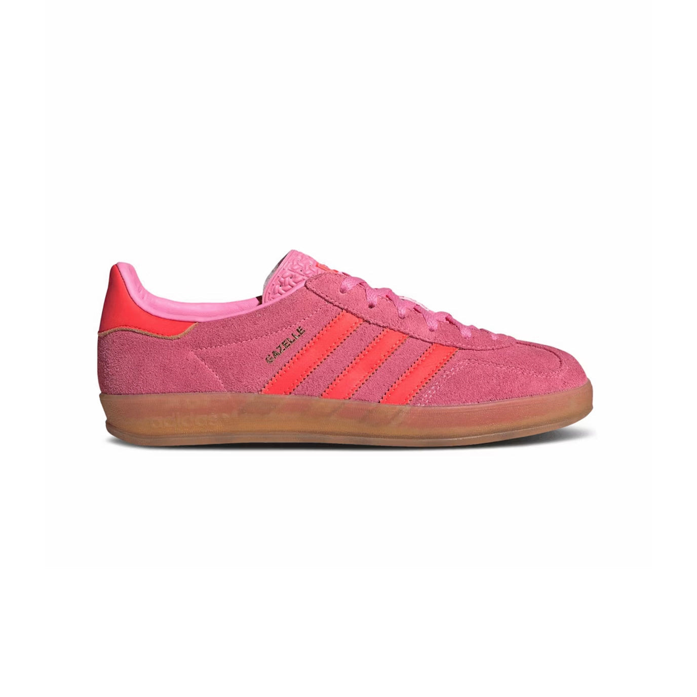 Sneakers Adidas Gazelle Indoor Rosa Beam e Rosso Solar in Suede