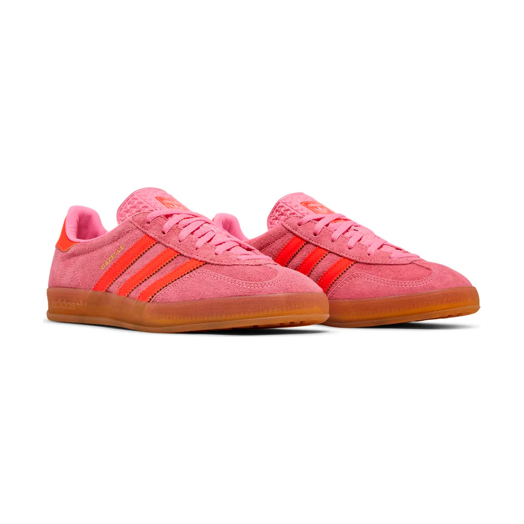 Sneakers Adidas Gazelle Indoor Rosa Beam e Rosso Solar in Suede