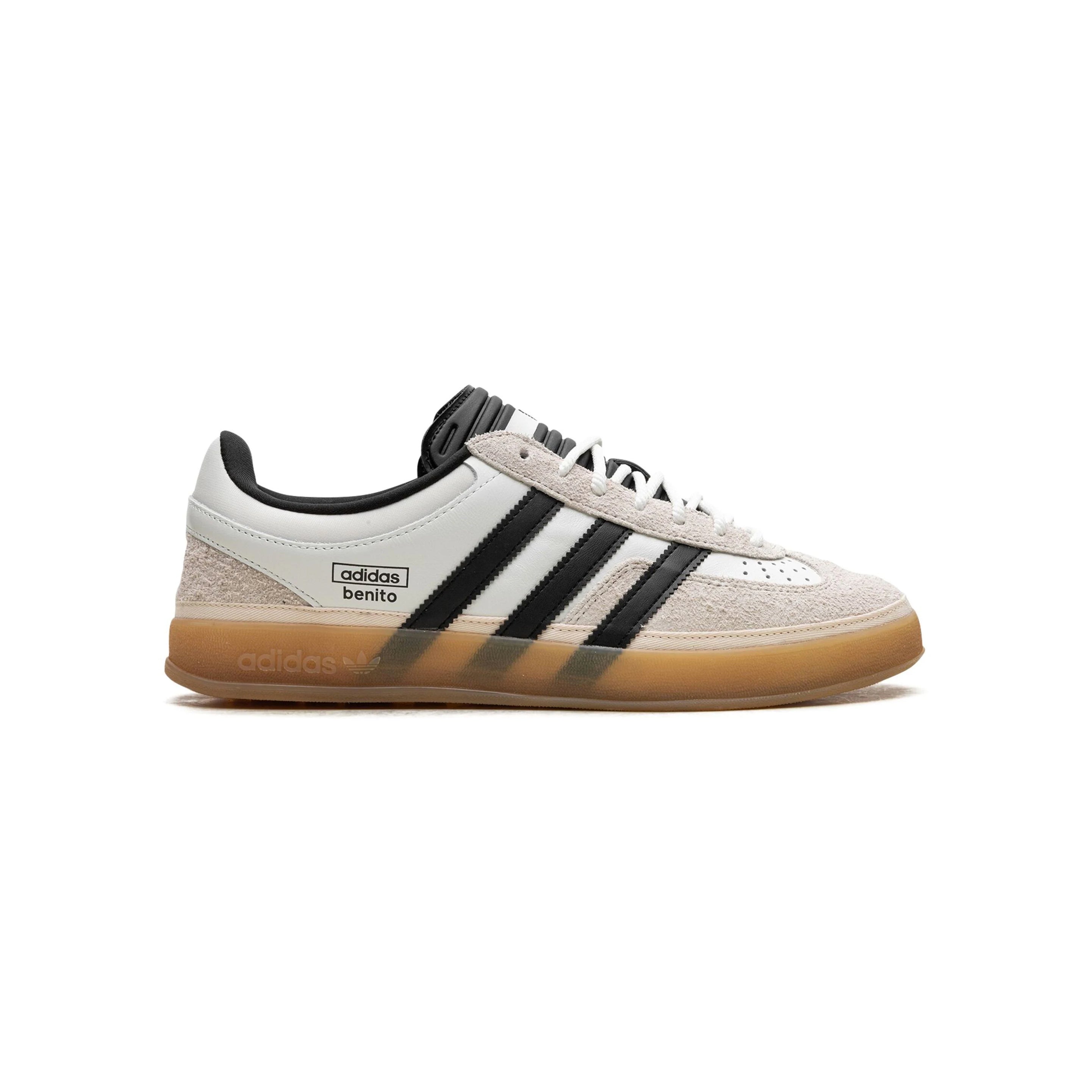 Sneakers Adidas Gazelle Indoor x Bad Bunny Benito Bianche Nere Suede