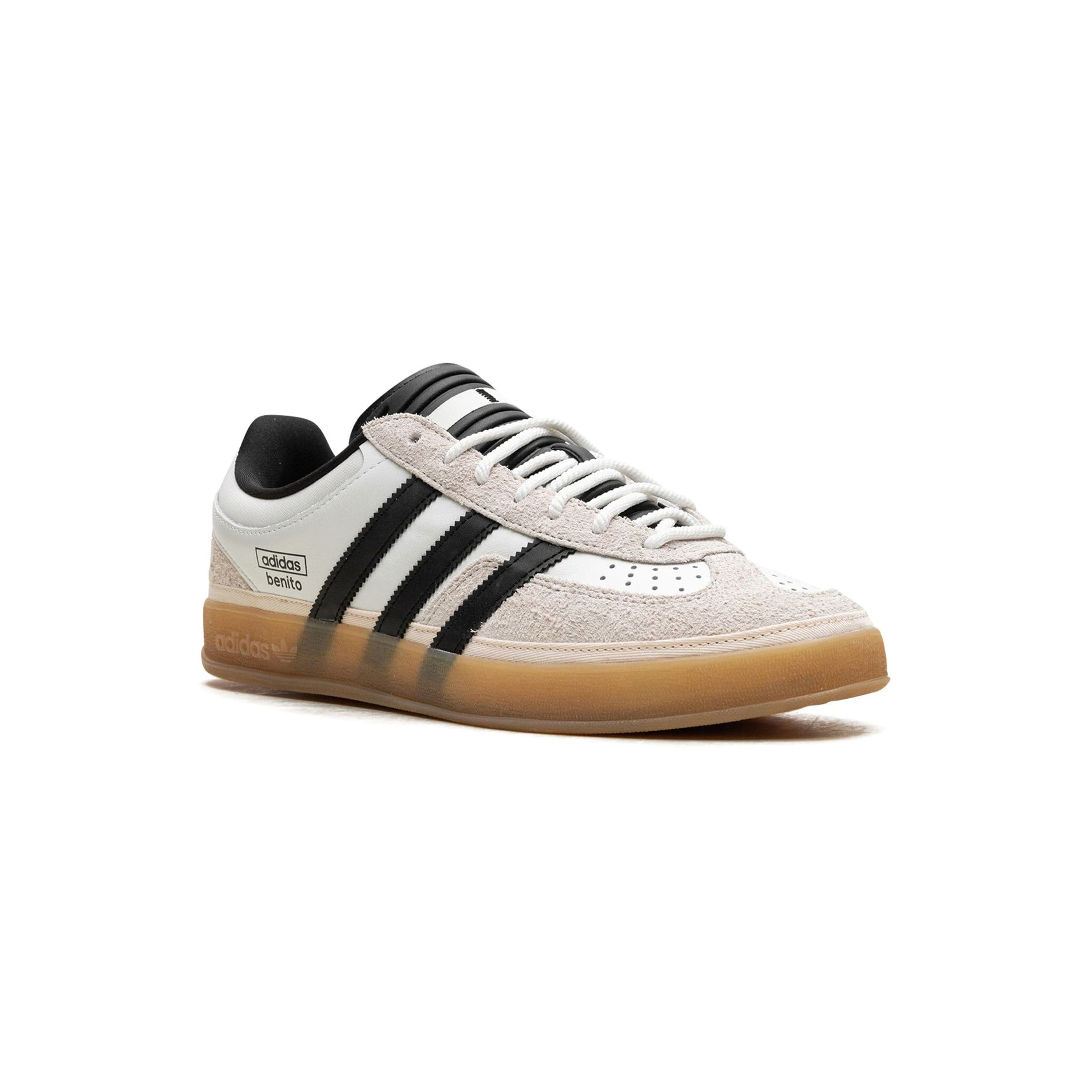 Sneakers Adidas Gazelle Indoor x Bad Bunny Benito Bianche Nere Suede
