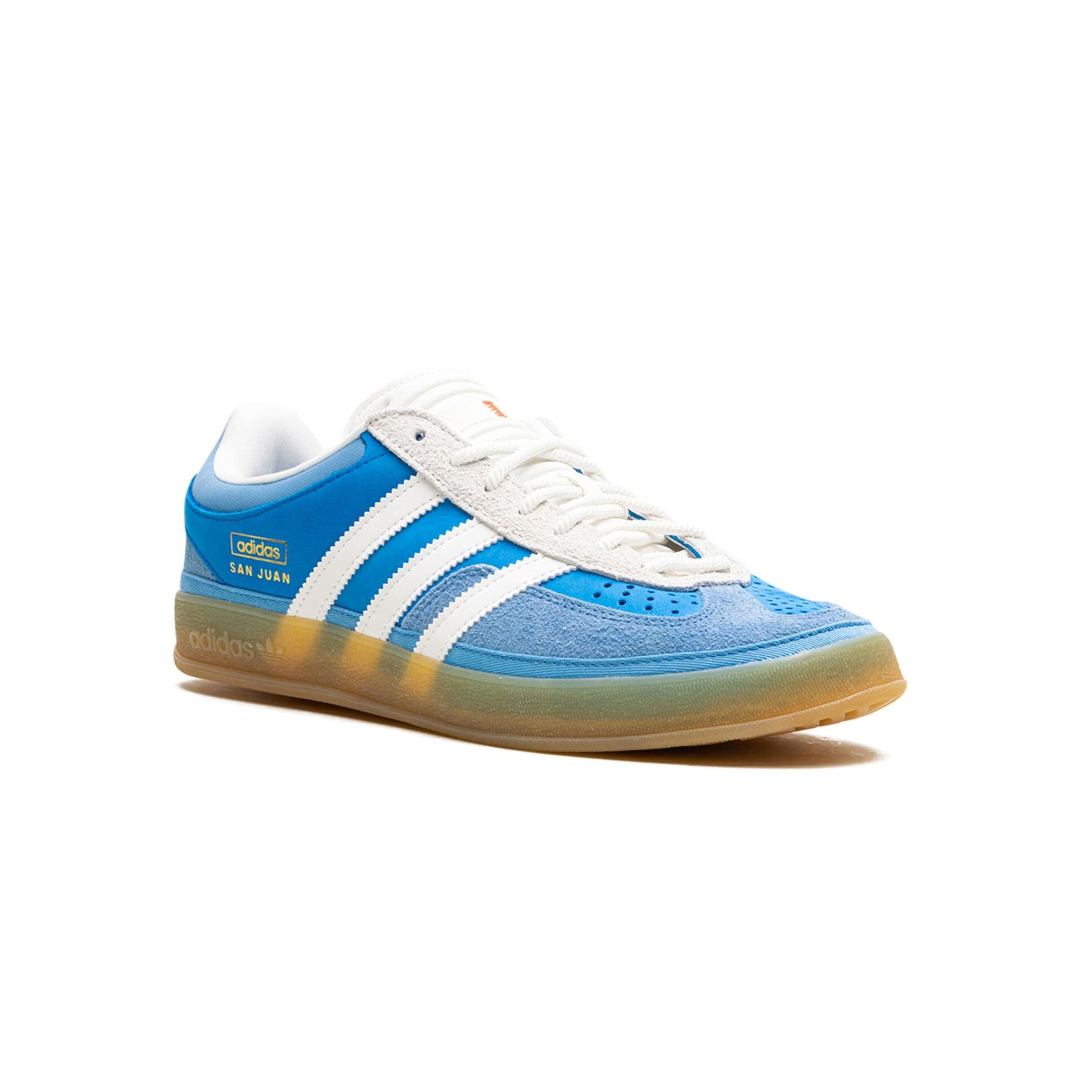 Sneakers Adidas Gazelle Indoor x Bad Bunny San Juan Blu Bianche Suede
