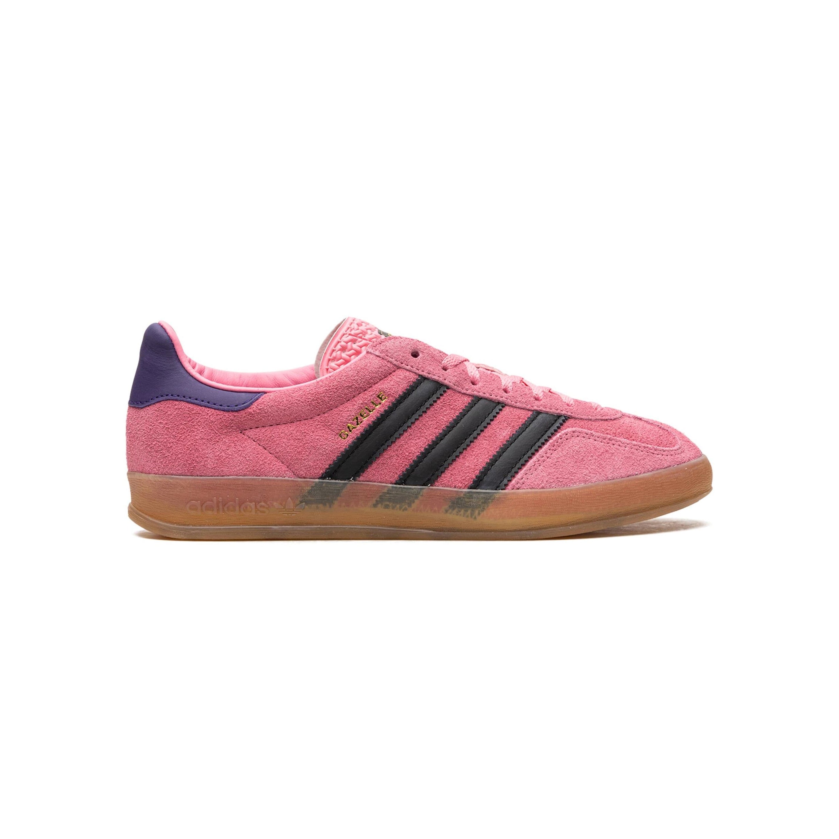 Sneakers Adidas Gazelle Indoor Rosa Bliss e Viola con Suola in Gomma