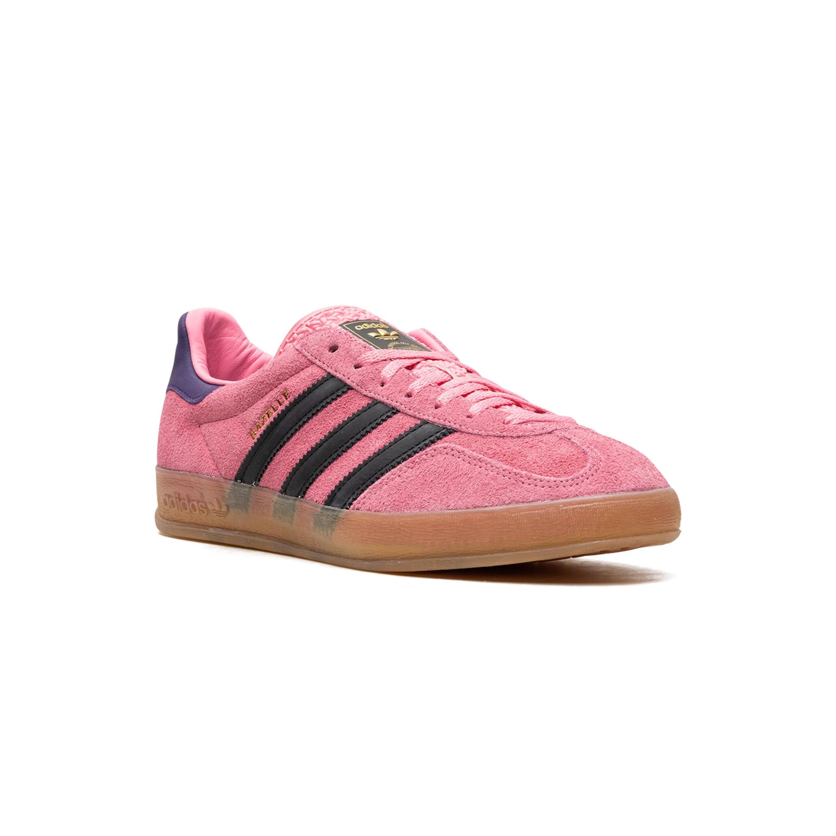Sneakers Adidas Gazelle Indoor Rosa Bliss e Viola con Suola in Gomma