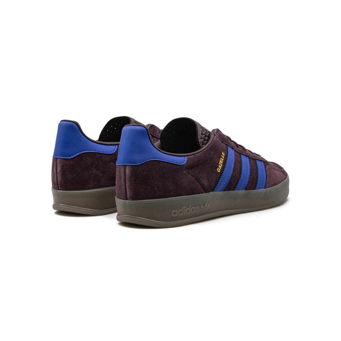 Sneakers Adidas Gazelle Indoor Viola Ombra e Blu Lucido in Suede