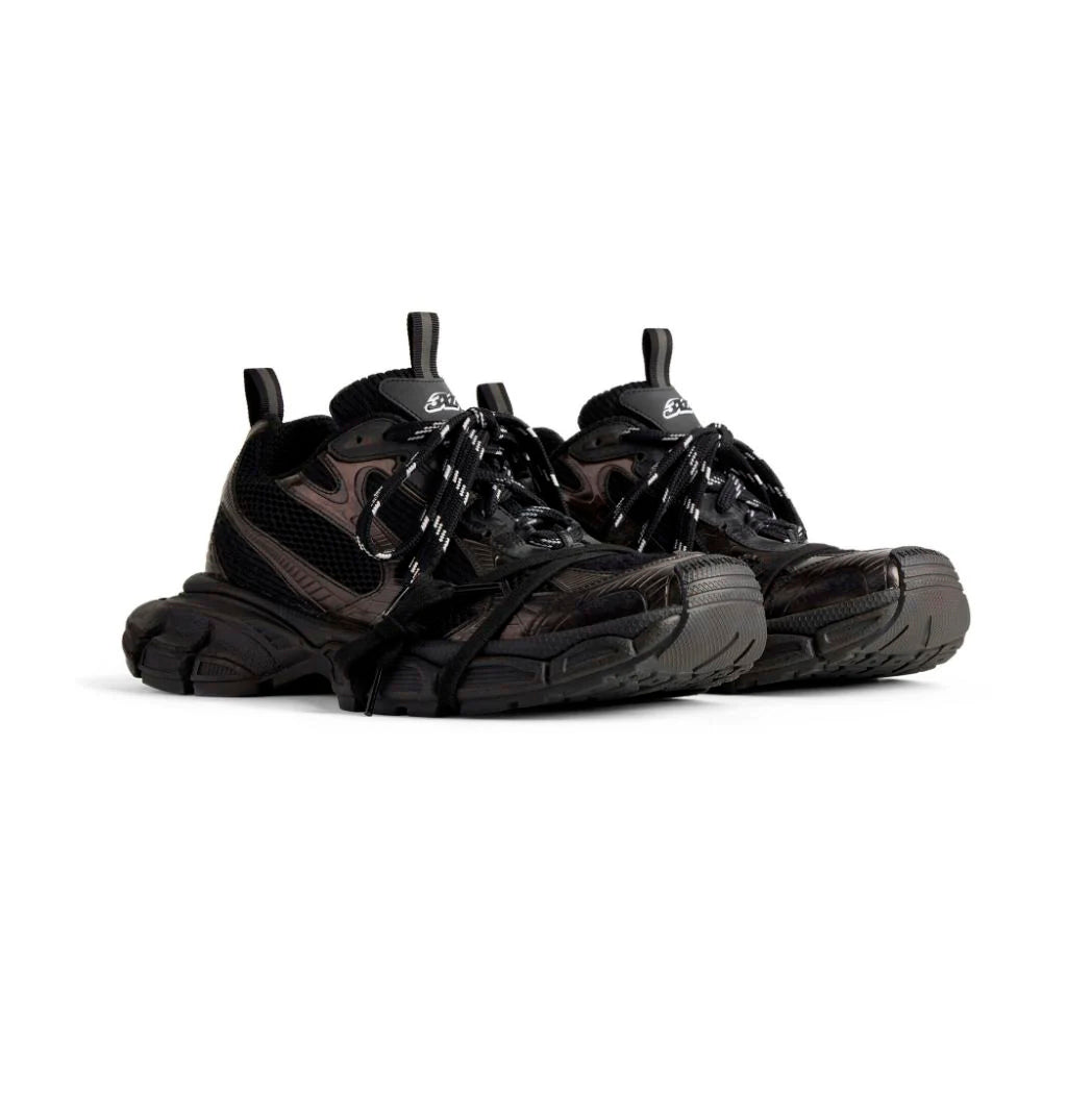 Balenciaga Sneakers 3XL Nero Metallizzato Scarpe da Ginnastica Uomo